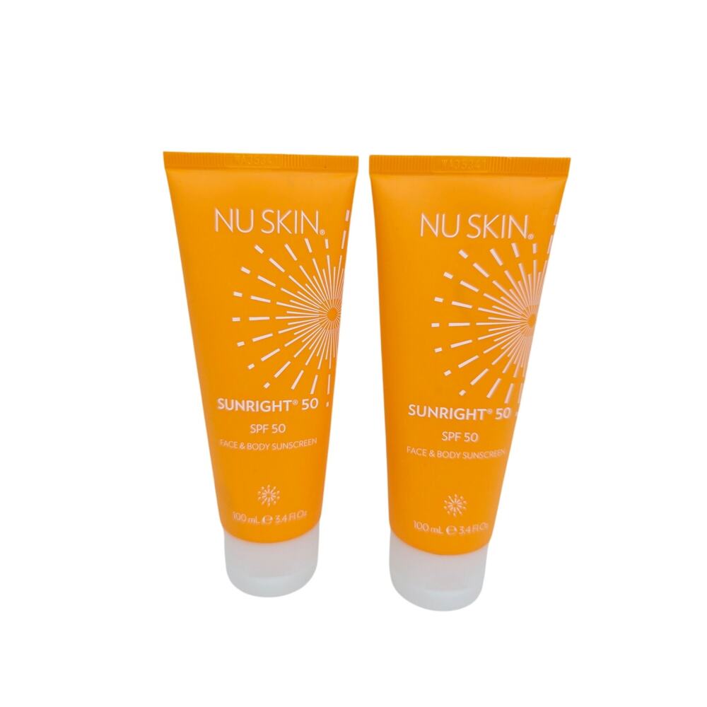 Set of 2 Tubes Nu Skin Sunright SPF 50 Sunscreen New
